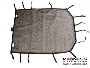 Jeep Wrangler JL Eclipse Sun Shade - Black - Full - 4 Door